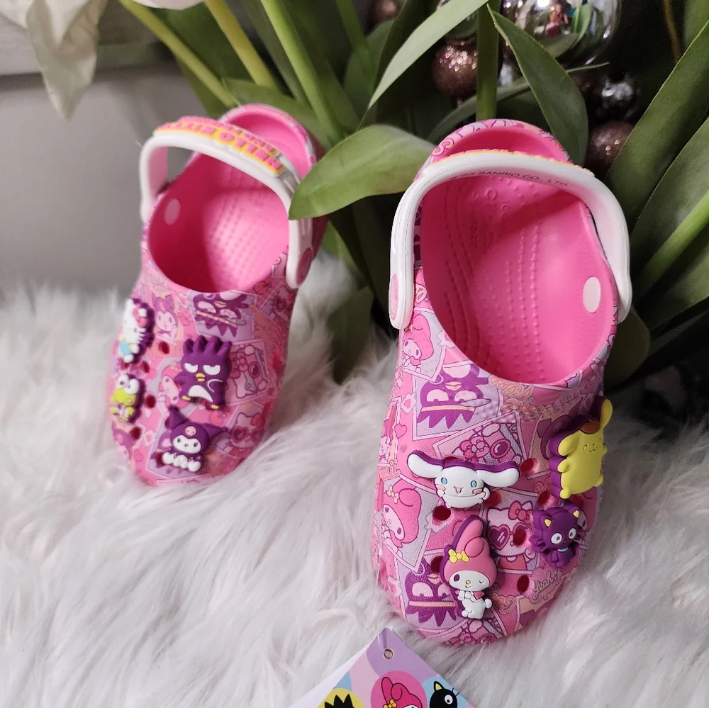 HELLO KITTY AND FRIENDS CLASSIC CLOG TODDLER new